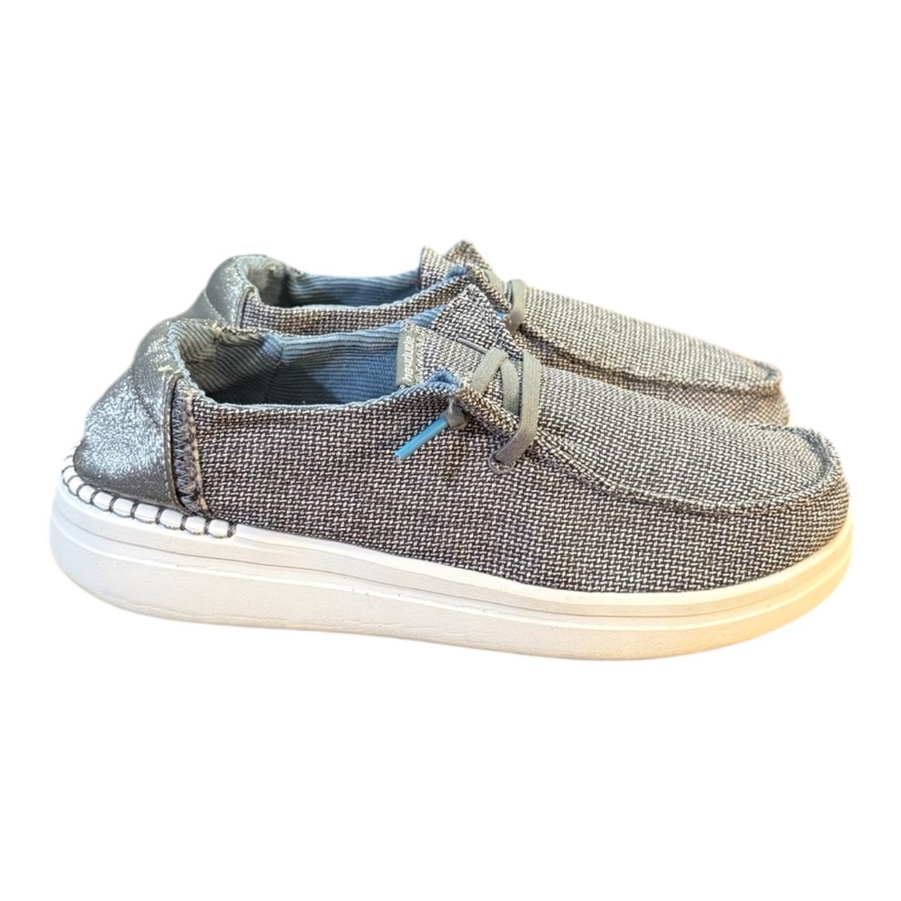 Hey Dude Wendy Rise Platform Shoes Stone Women’s Size 8